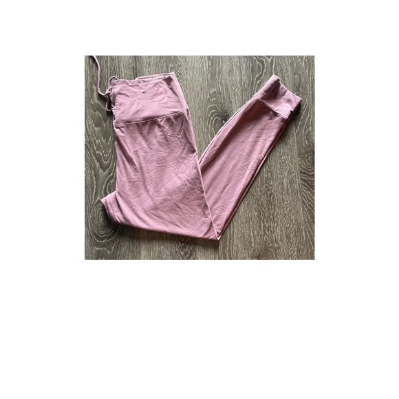 NWOT VERA WANG PINK MAUVE JOGGERS WITH TIE FRONT SELLING IN BLACK COLOR TOO - Picture 4 of 7